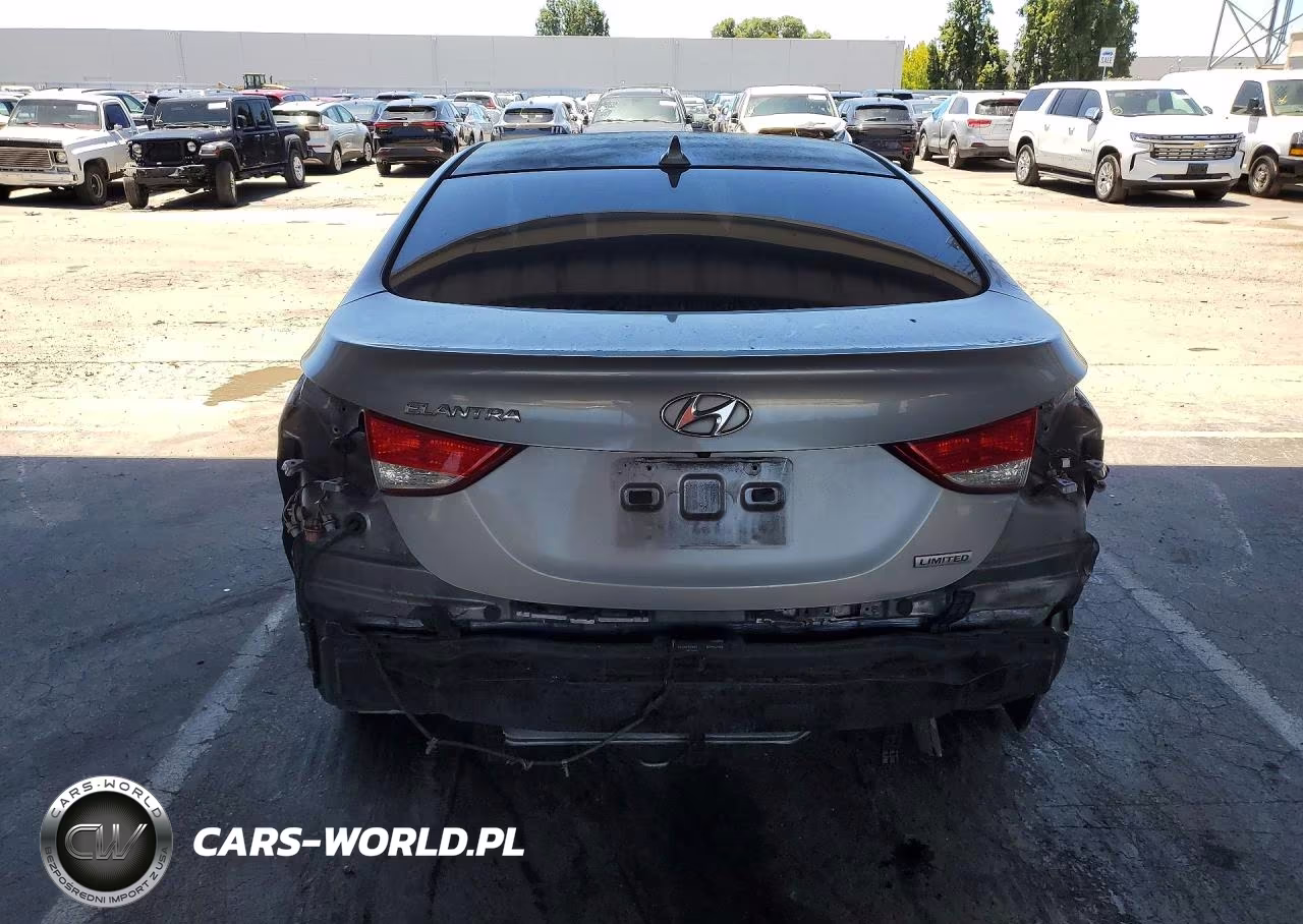 2012 Hyundai Elantra Limited VIN:KMHDH4AE9CU217261 - 6