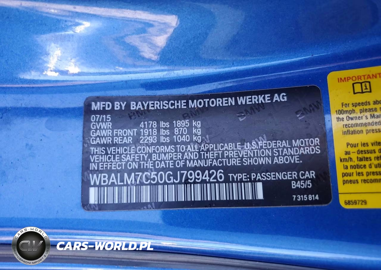 2016 BMW Z4 Sdrive35I VIN:WBALM7C50GJ799426 - 13