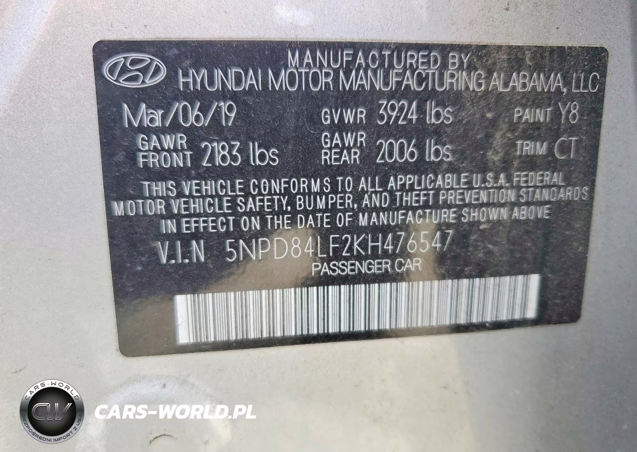 2019 Hyundai Elantra Value Edition VIN:5NPD84LF2KH476547 - 12