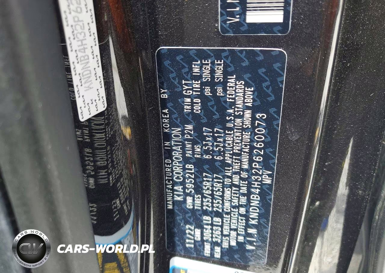 2023 Kia Carnival Lx VIN:KNDNB4H32P6260073 - 13