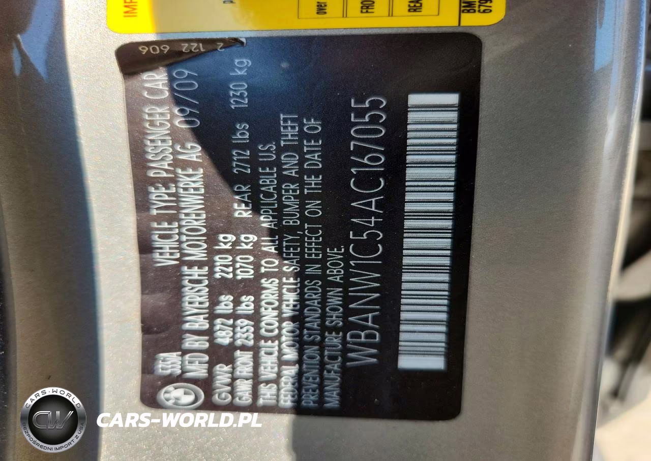 2010 BMW 535 I VIN:WBANW1C54AC167055 - 12