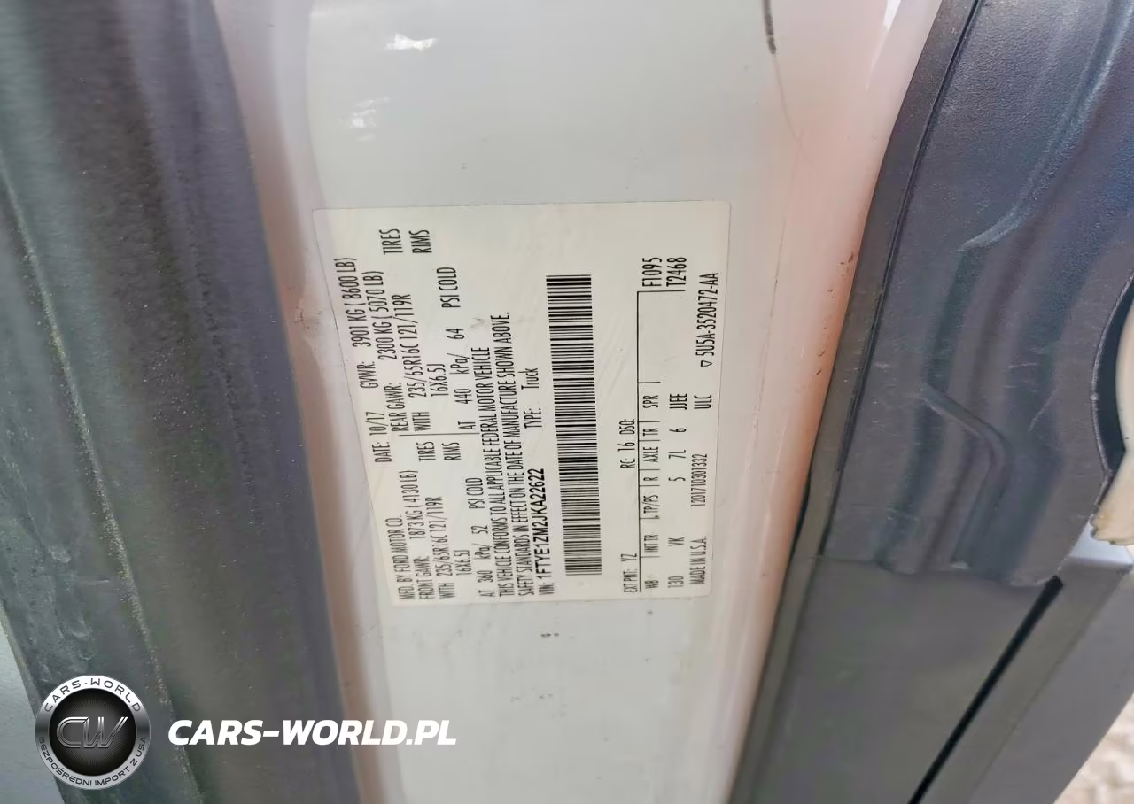 2018 Ford Transit T-150 Delivery Van VIN:1FTYE1ZM2JKA22622 - 13