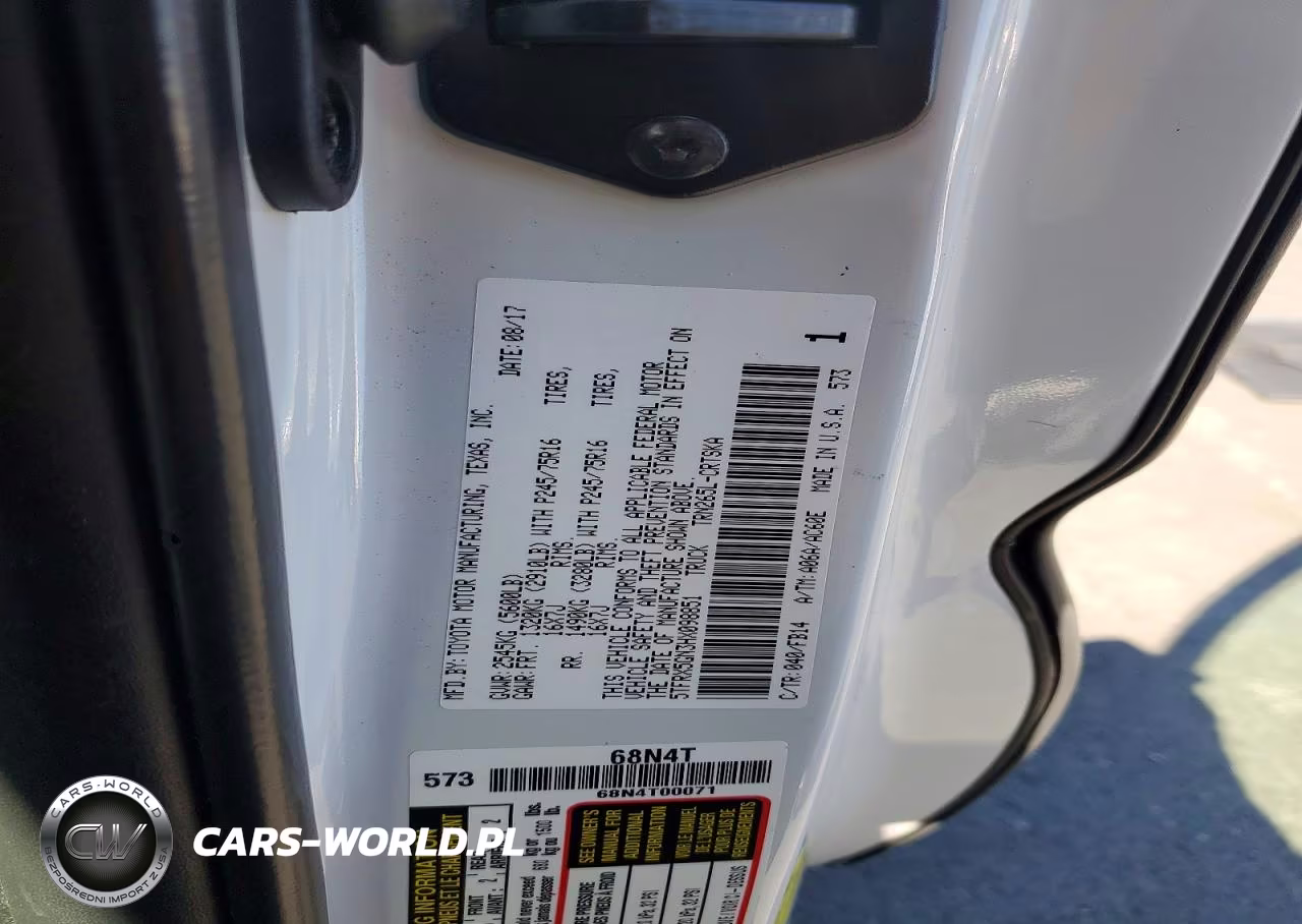 2017 Toyota Tacoma Sr VIN:5TFRX5GN3HX098851 - 12