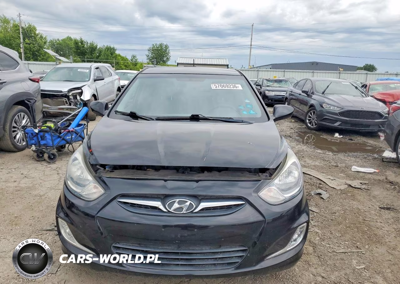 2012 Hyundai Accent Se VIN:KMHCU5AEXCU045013 - 5