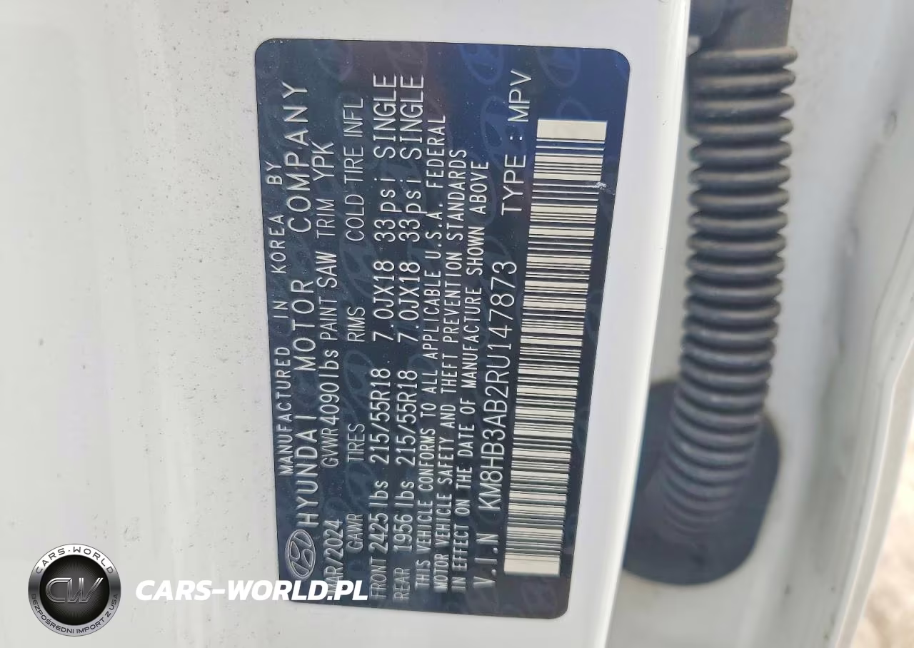 2024 Hyundai Kona Sel VIN:KM8HB3AB2RU147873 - 12