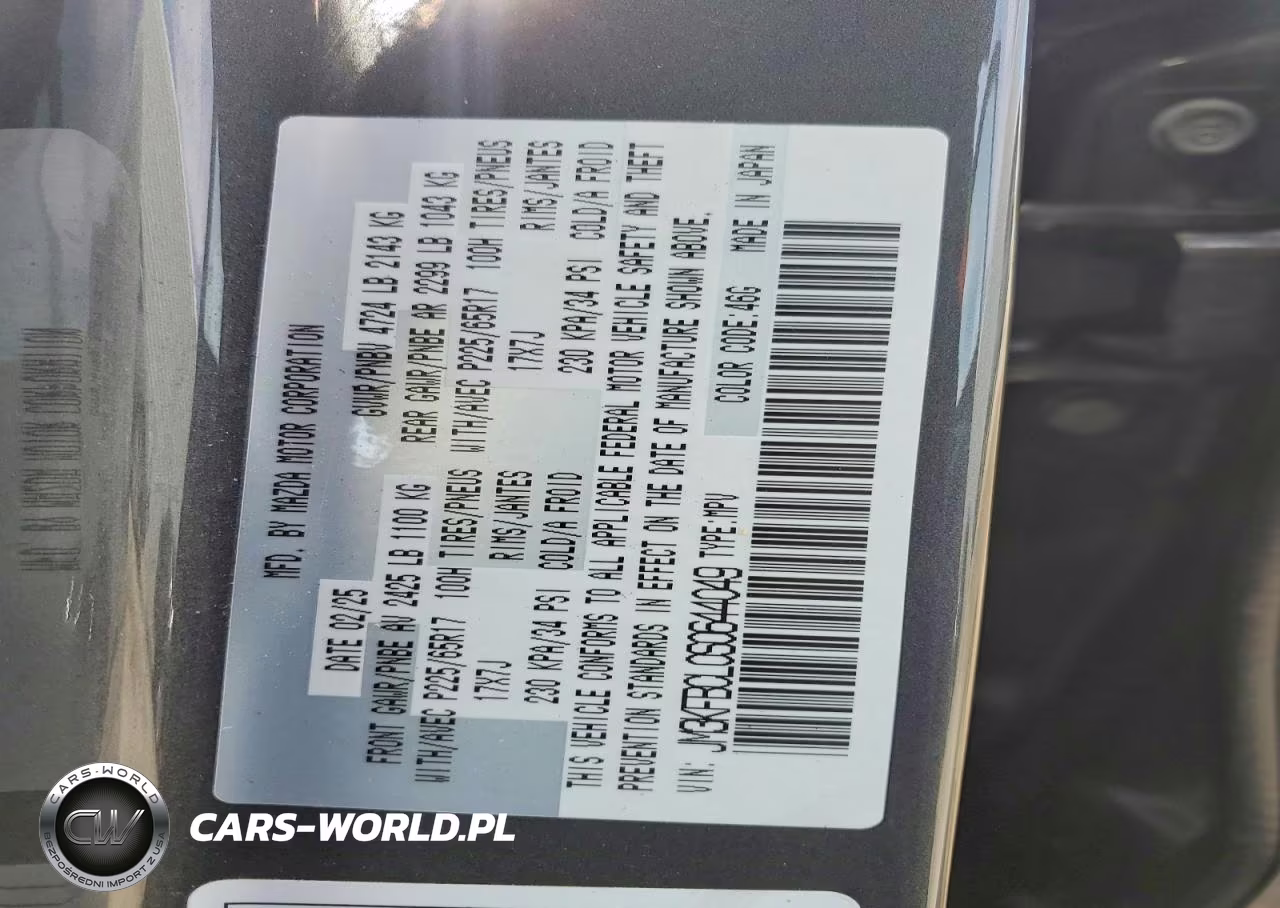 2025 Mazda Cx-5 Preferred VIN:JM3KFBCL0S0644049 - 14