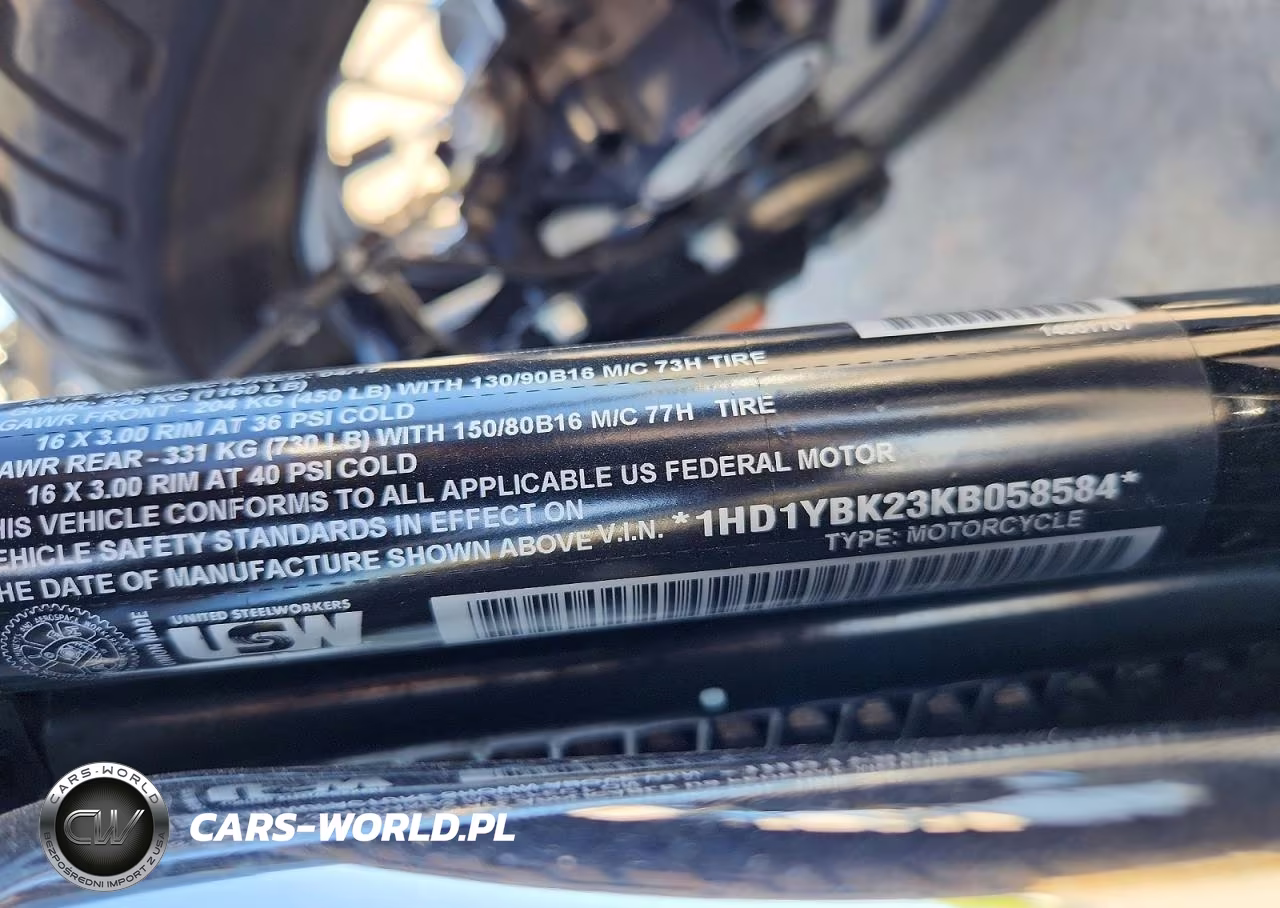2019 Harley Davidson Flhcs VIN:1HD1YBK23KB058584 - 9