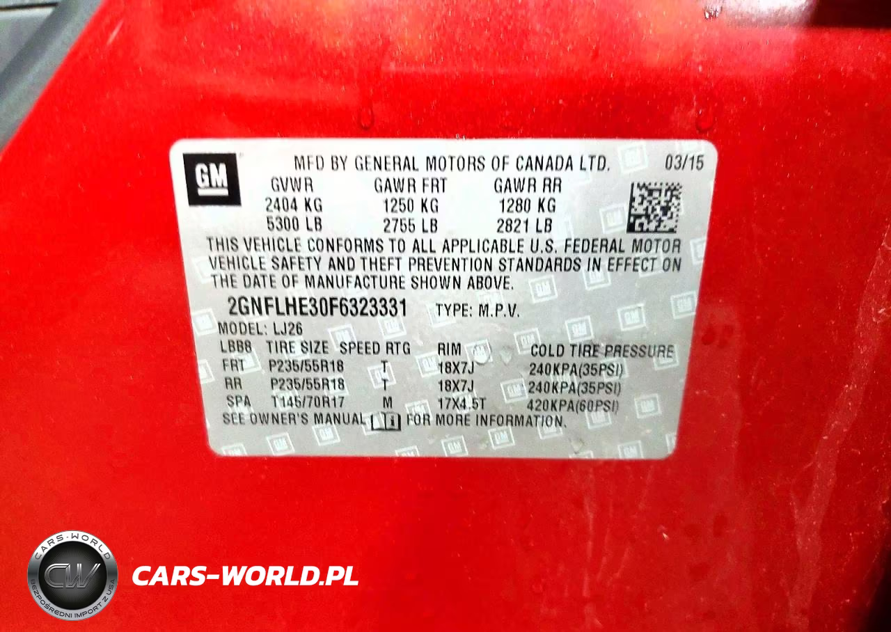 2015 Chevrolet Equinox Ltz VIN:2GNFLHE30F6323331 - 12