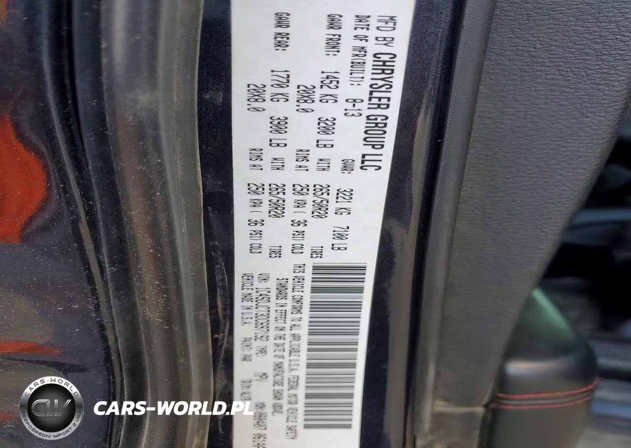 2013 Dodge Durango R-T VIN:1C4SDJCT3DC697192 - 13