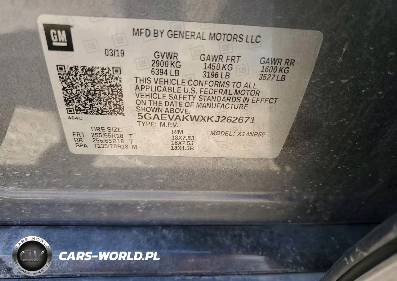 2019 Buick Enclave Essence VIN:5GAEVAKWXKJ262671 - 13