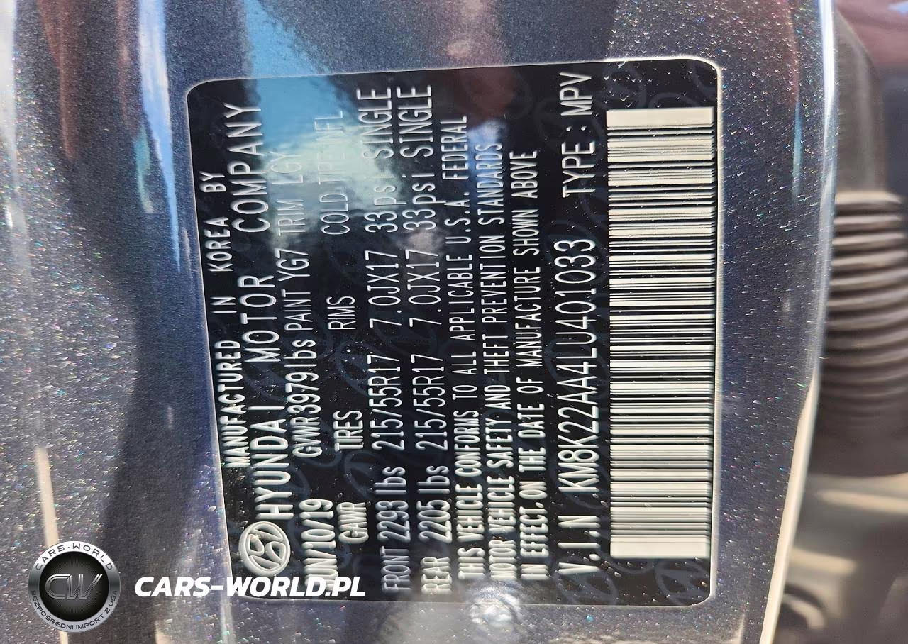 2020 Hyundai Kona Sel VIN:KM8K22AA4LU401033 - 14