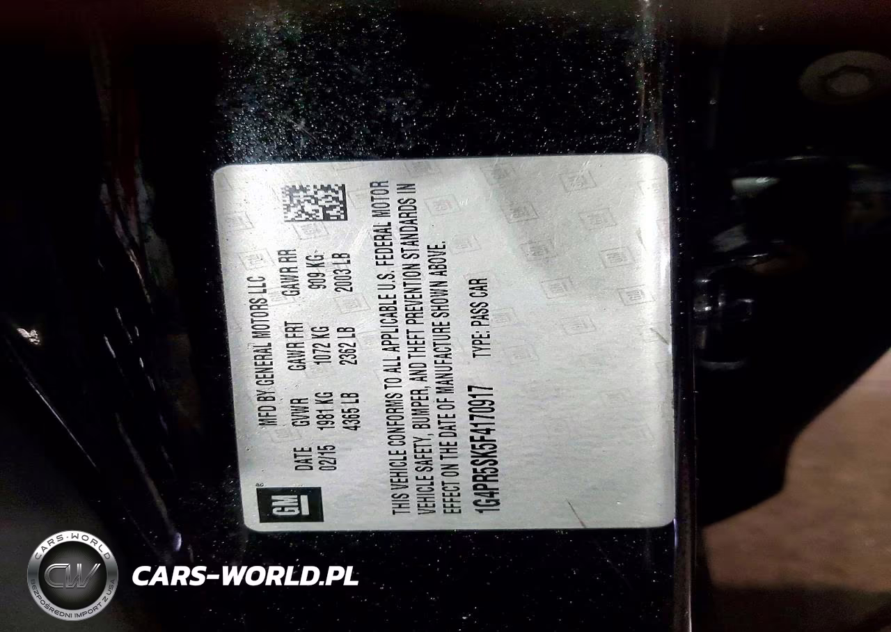 2015 Buick Verano Convenience VIN:1G4PR5SK5F4170917 - 12