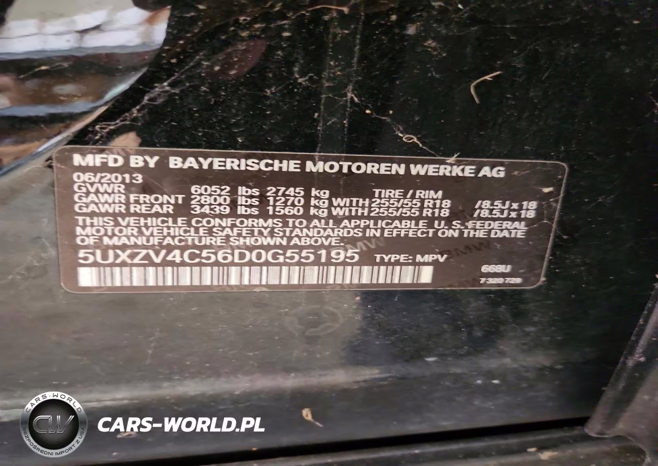 2013 BMW X5 xDrive35I VIN:5UXZV4C56D0G55195 - 12
