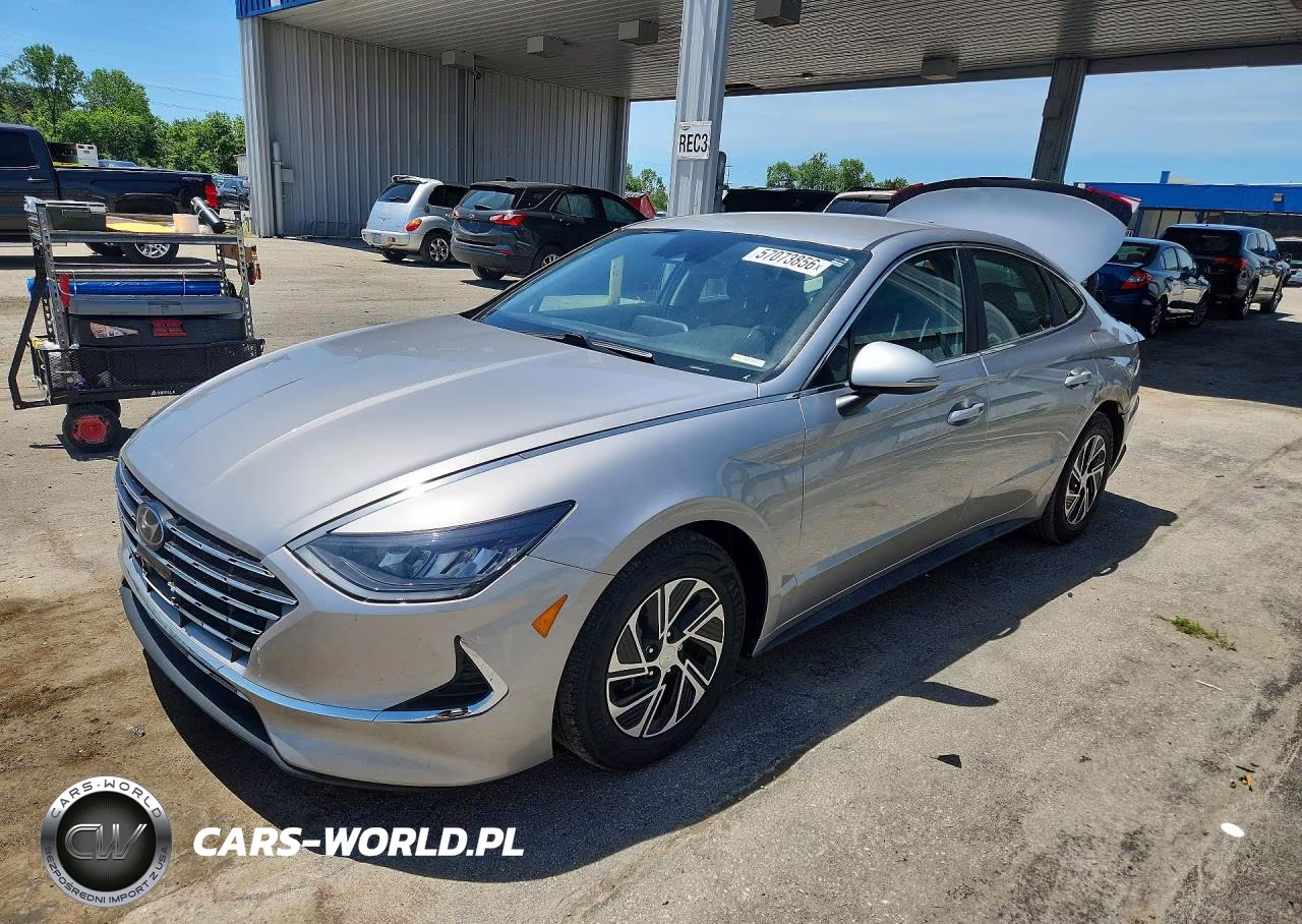 2021 Hyundai Sonata Hybrid Blue