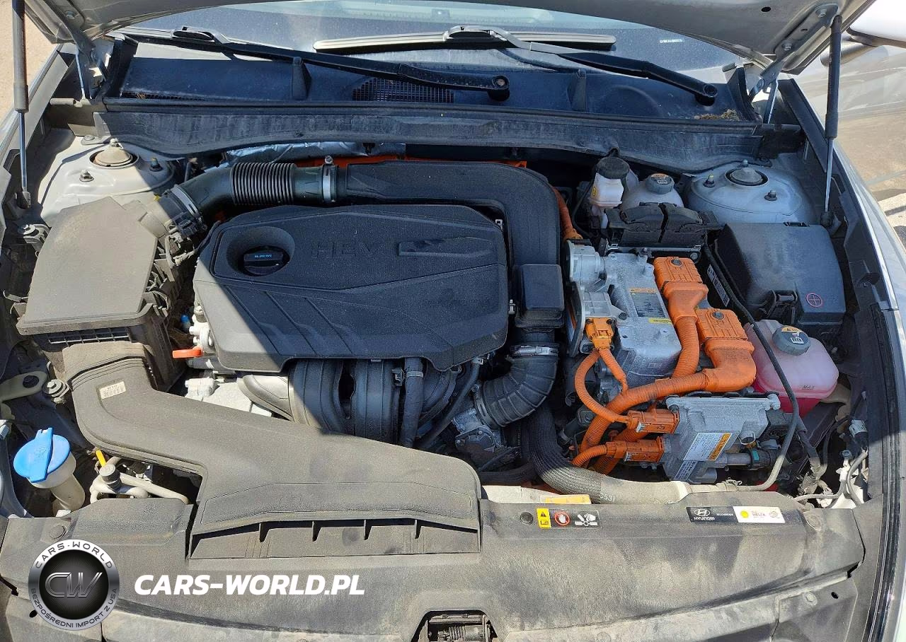 2021 Hyundai Sonata Hybrid Blue VIN:KMHL24JJ4MA033116 - 11