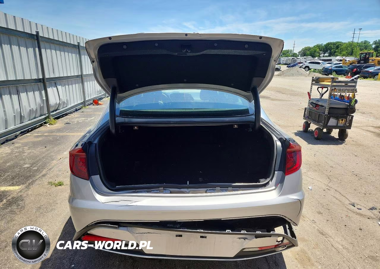 2021 Hyundai Sonata Hybrid Blue VIN:KMHL24JJ4MA033116 - 6