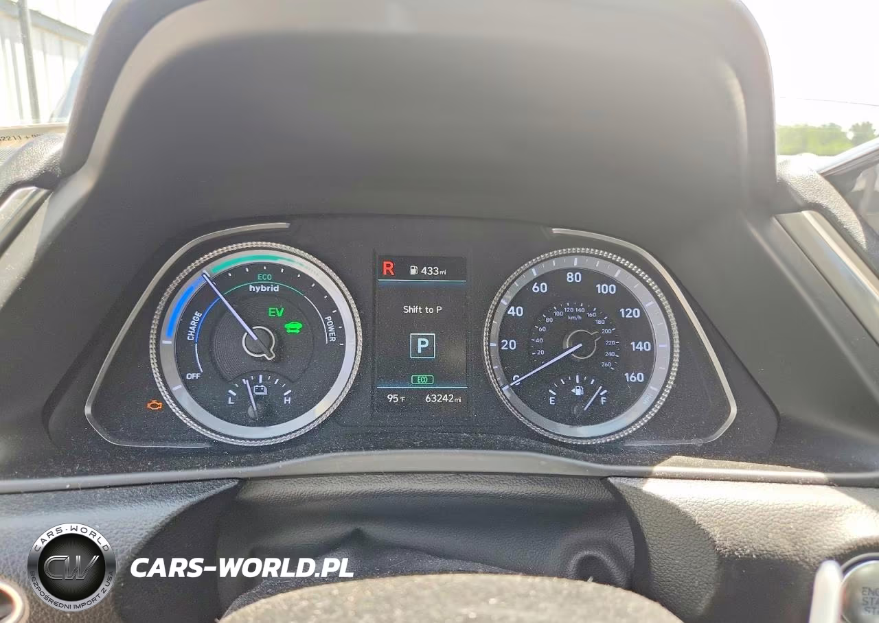 2021 Hyundai Sonata Hybrid Blue VIN:KMHL24JJ4MA033116 - 9