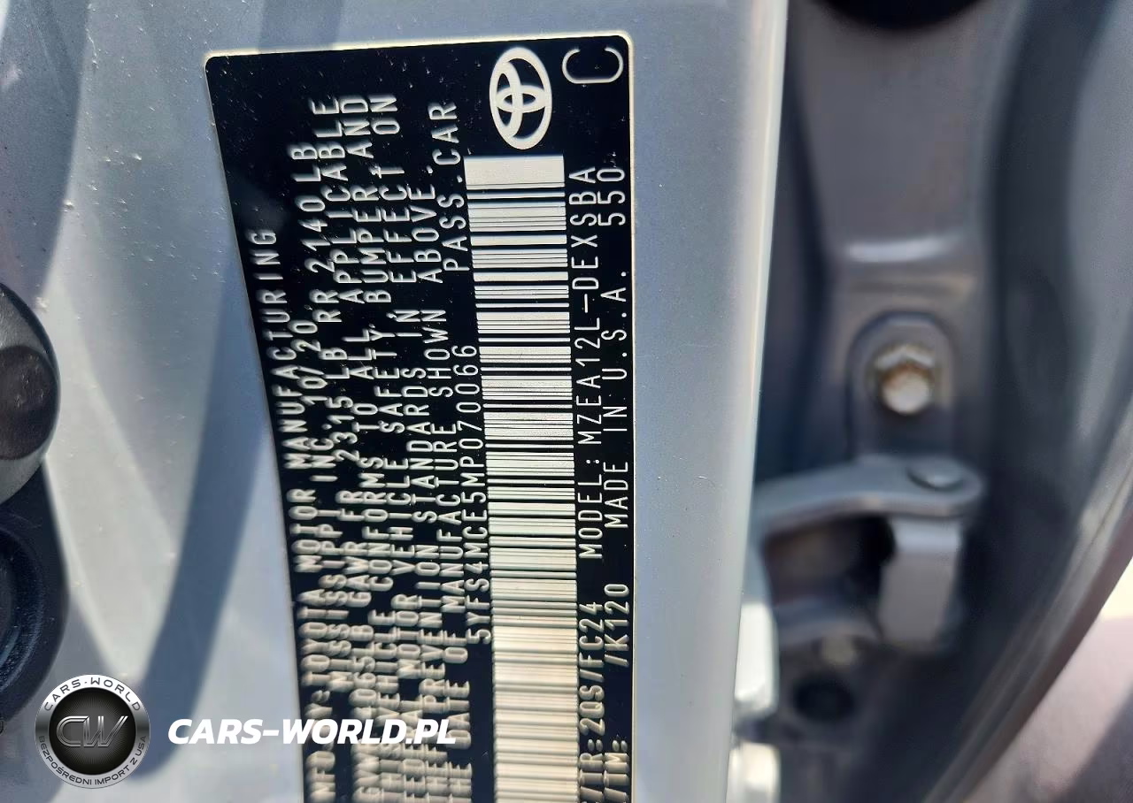 2021 Toyota Corolla Se Apex VIN:5YFS4MCE5MP070066 - 13