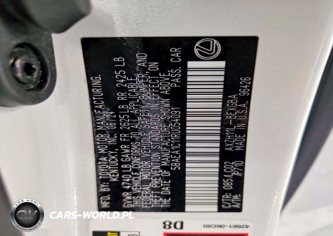 2024 Lexus Es 300H Luxury VIN:58AEA1C11RU054091 - 12
