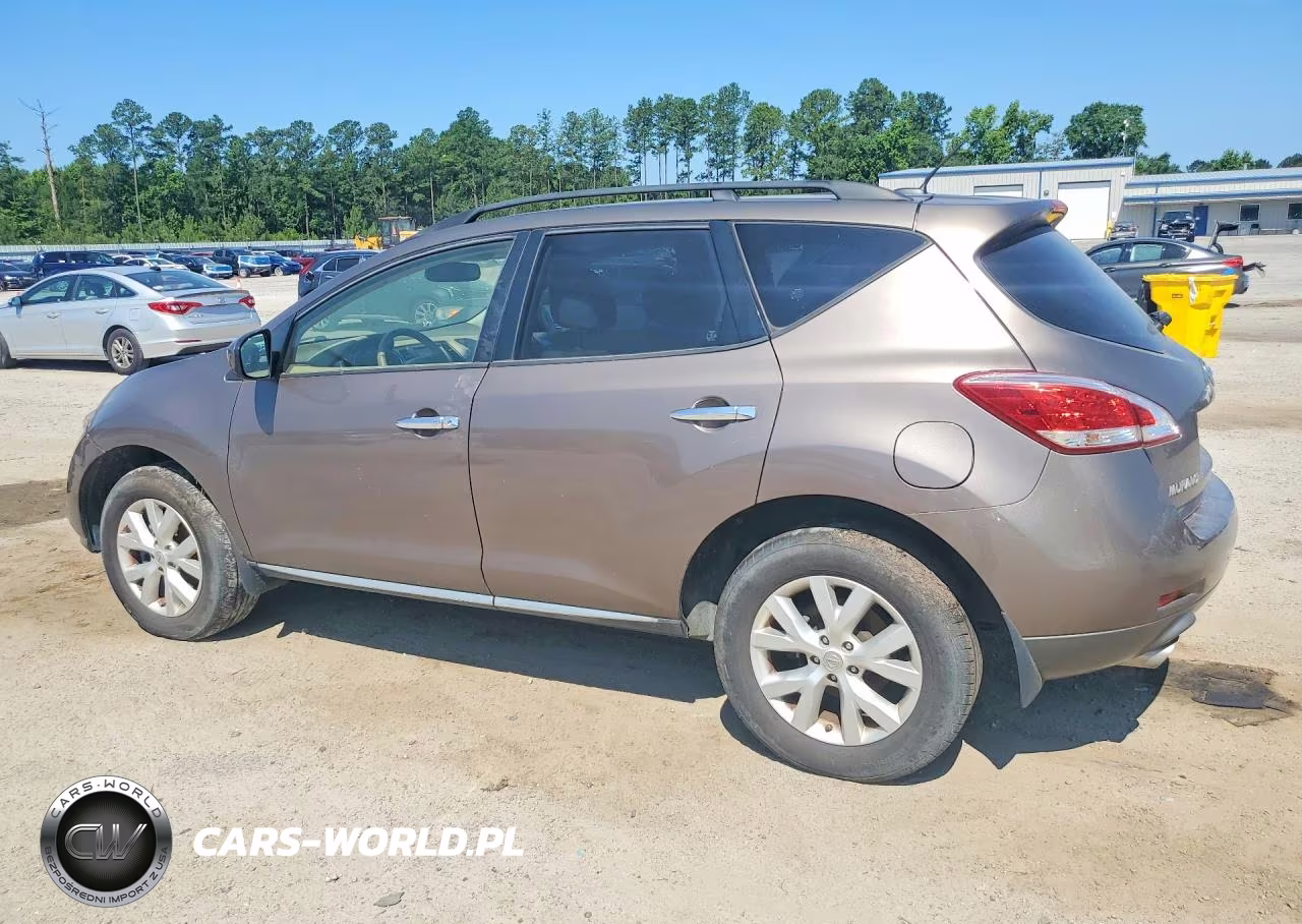2014 Nissan Murano Sl VIN:JN8AZ1MU0EW405832 - 2