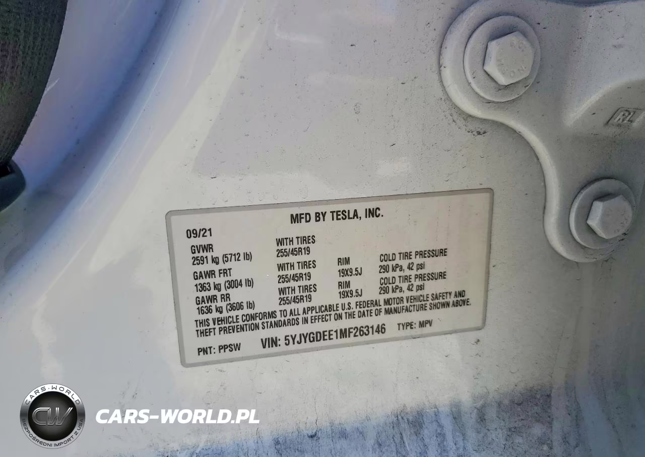 2021 Tesla Model Y VIN:5YJYGDEE1MF263146 - 13