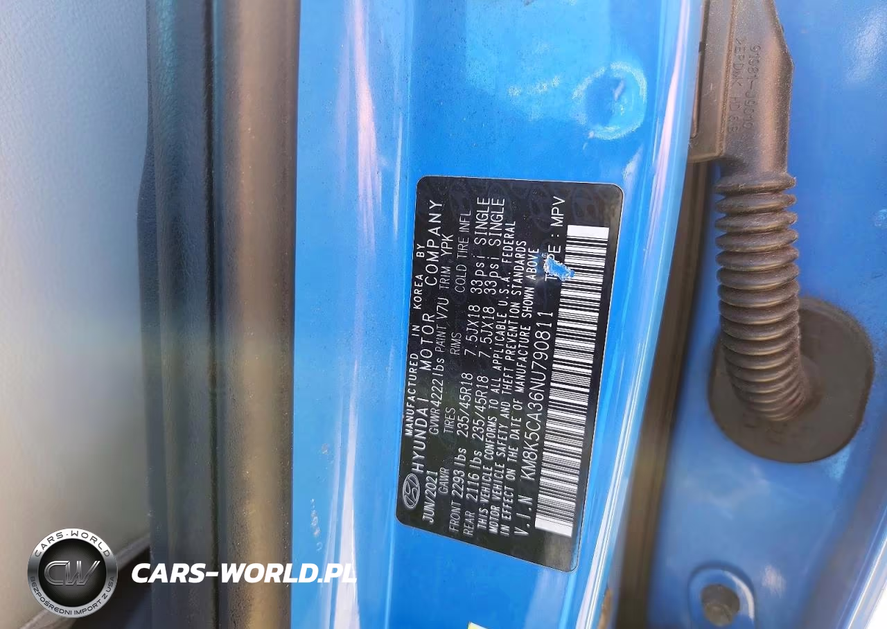 2022 Hyundai Kona Limited VIN:KM8K5CA36NU790811 - 12