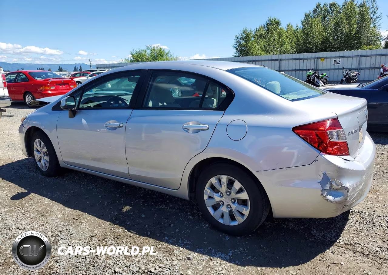 2012 Honda Civic Lx VIN:19XFB2F51CE352406 - 2