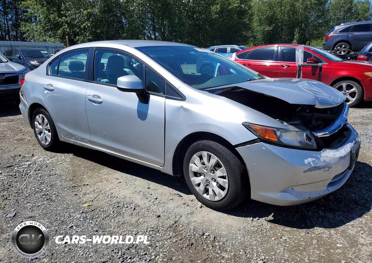 2012 Honda Civic Lx VIN:19XFB2F51CE352406 - 4