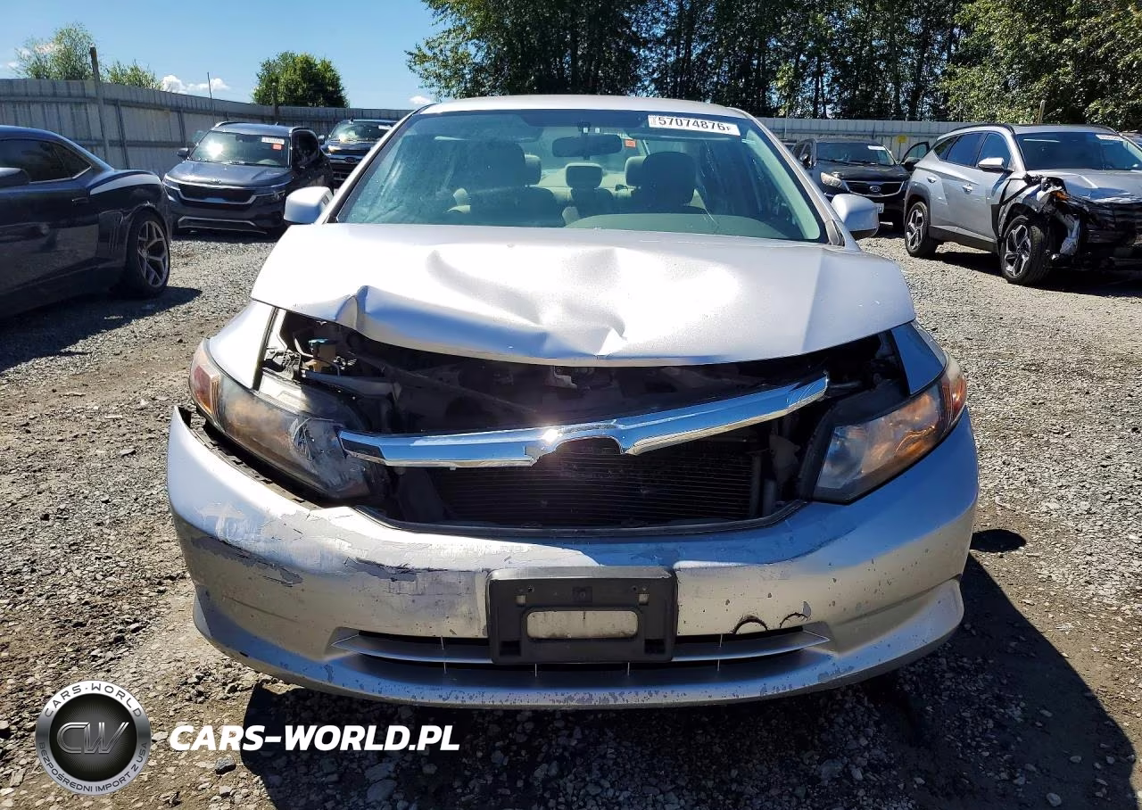 2012 Honda Civic Lx VIN:19XFB2F51CE352406 - 5