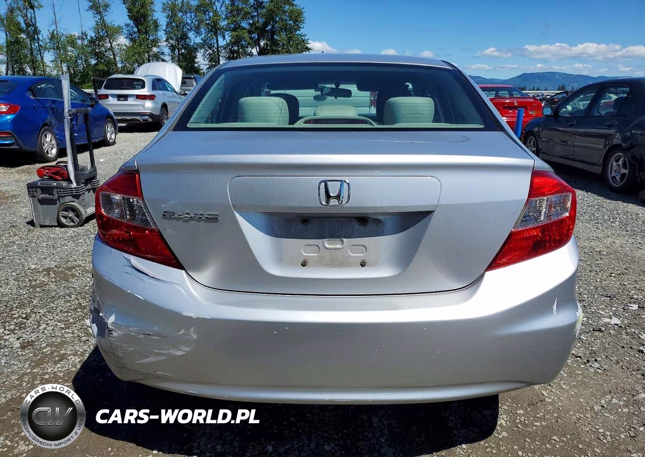 2012 Honda Civic Lx VIN:19XFB2F51CE352406 - 6