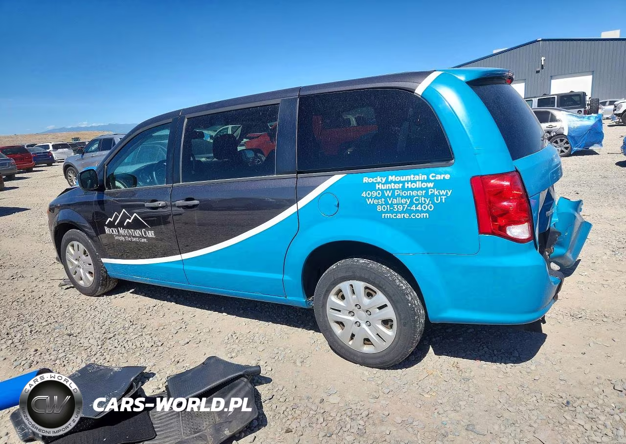2019 Dodge Grand Caravan Se VIN:2C4RDGBGXKR619308 - 2