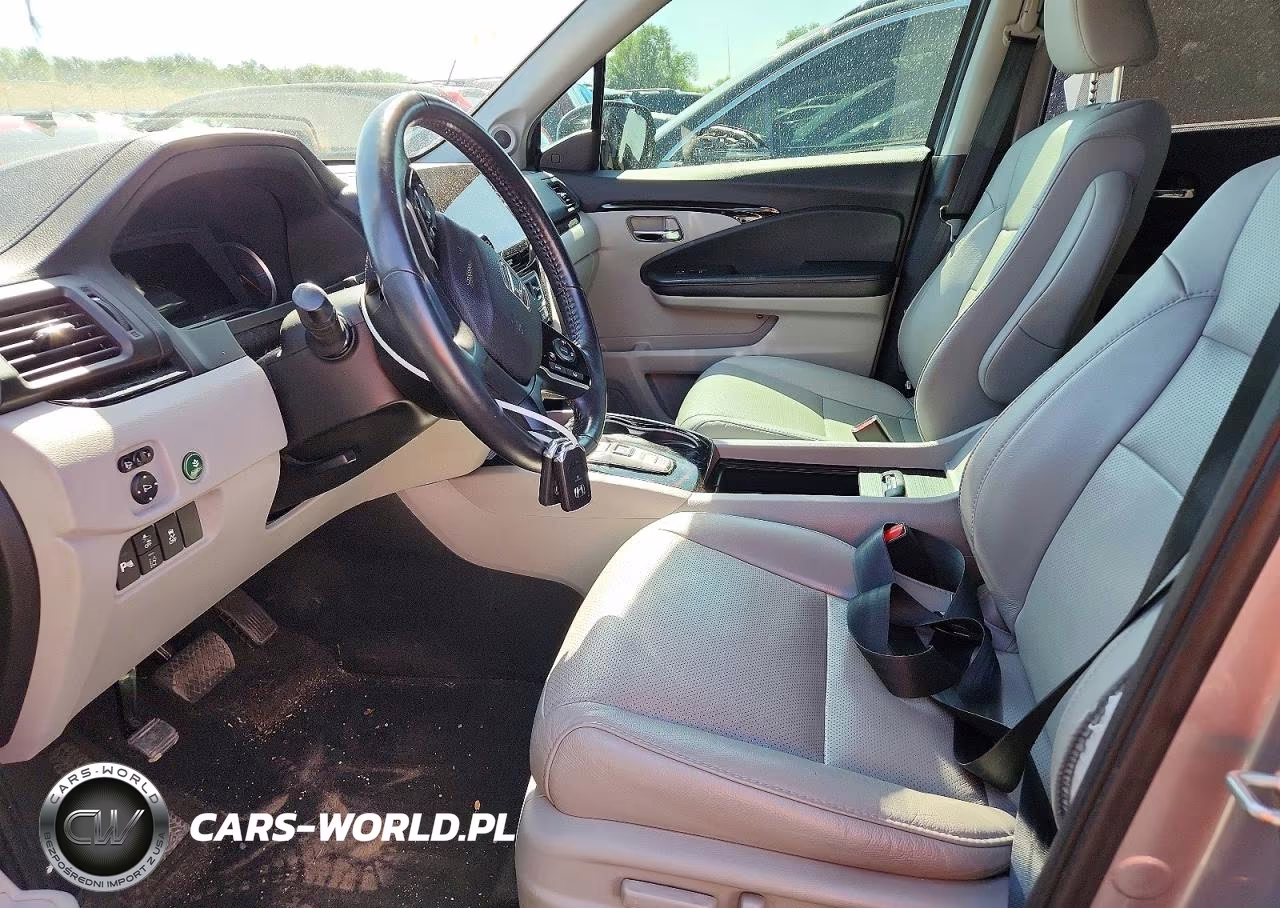 2019 Honda Pilot Elite VIN:5FNYF6H06KB025451 - 7