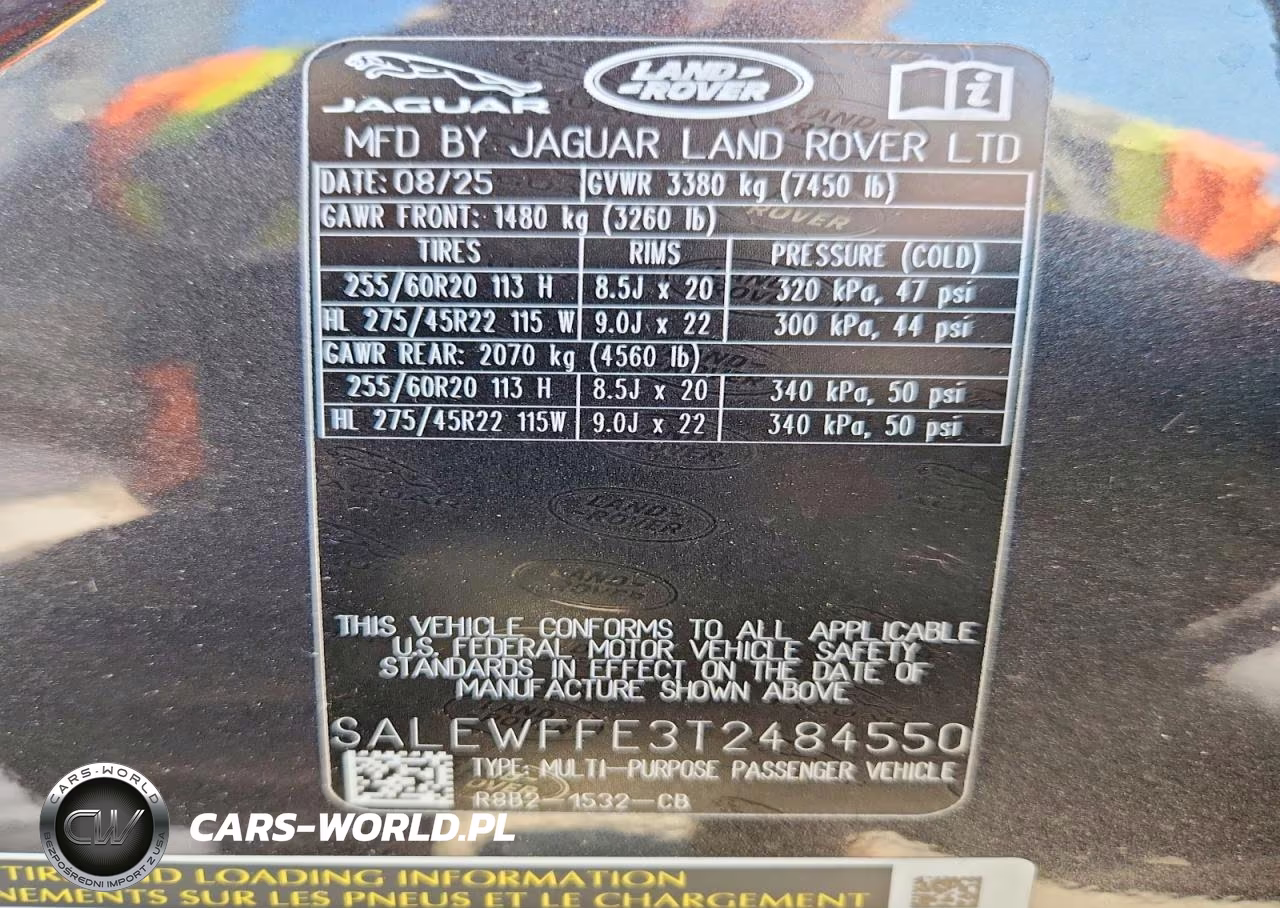 2026 Land Rover Defender 130 Limited Edition VIN:SALEWFFE3T2484550 - 13