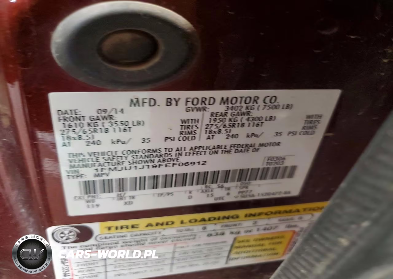 2015 Ford Expedition Xlt VIN:1FMJU1JT9FEF06912 - 13