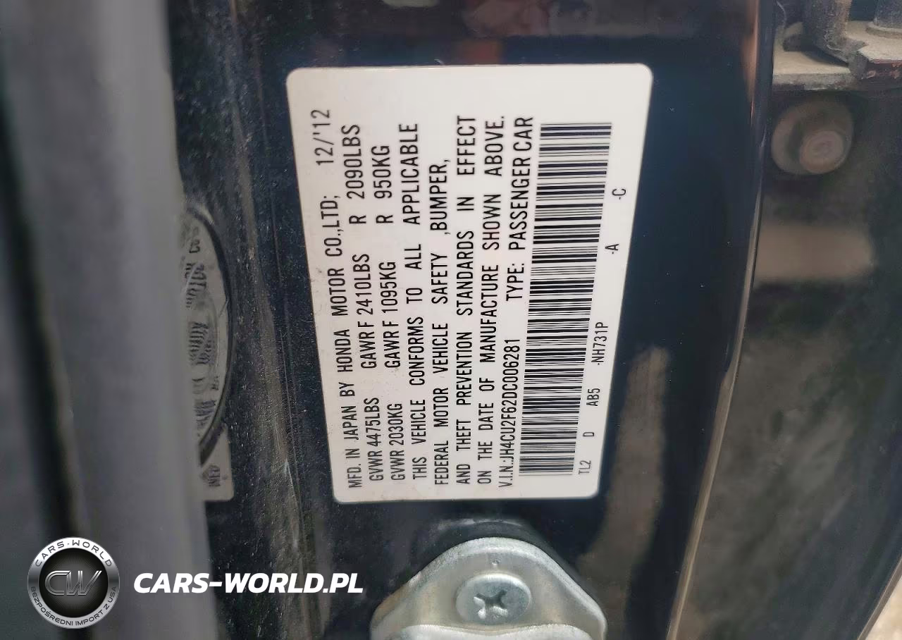 2013 Acura Tsx Tech VIN:JH4CU2F62DC006281 - 12