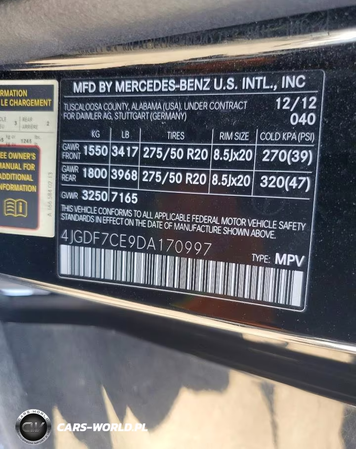 2013 Mercedes-Benz Gl 450 4Matic VIN:4JGDF7CE9DA170997 - 13