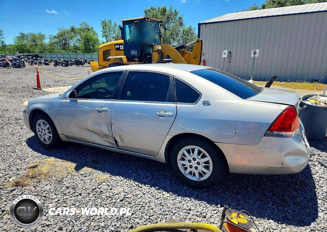2008 Chevrolet Impala Ls VIN:2G1WB55K889186117 - 2