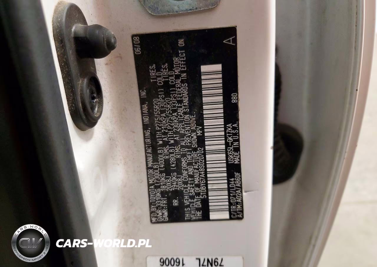 2008 Toyota Sequoia Platinum VIN:5TDBY67A48S020702 - 13