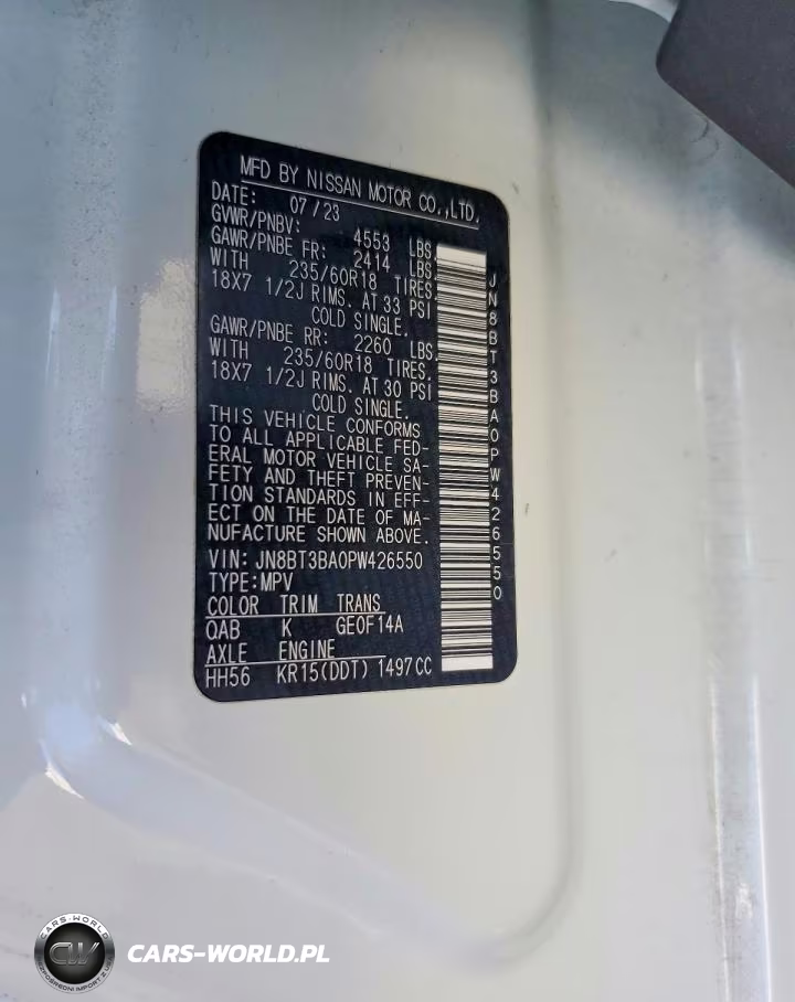 2023 Nissan Rogue VIN:JN8BT3BA0PW426550 - 13
