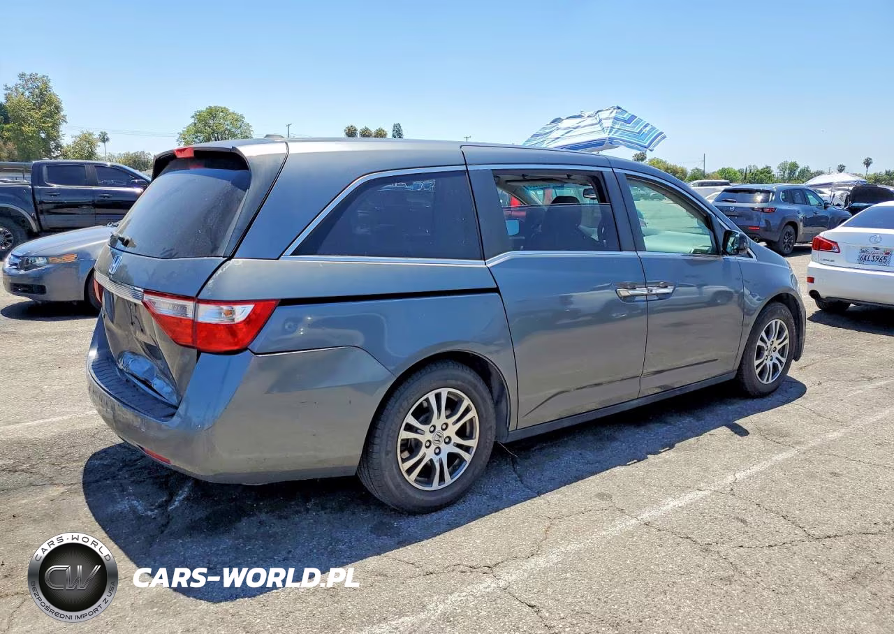 2012 Honda Odyssey Exl VIN:5FNRL5H64CB007639 - 3