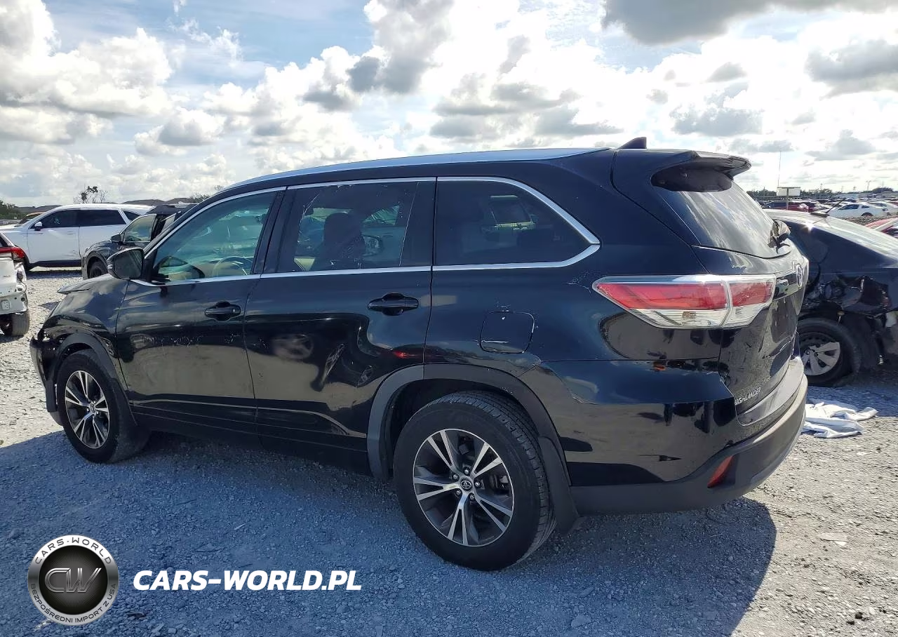 2016 Toyota Highlander Xle VIN:5TDJKRFH8GS276997 - 2