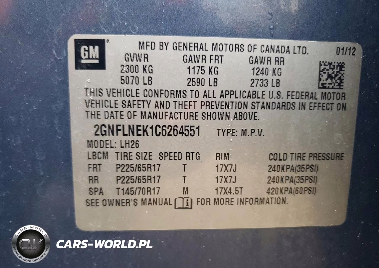 2012 Chevrolet Equinox Lt VIN:2GNFLNEK1C6264551 - 13