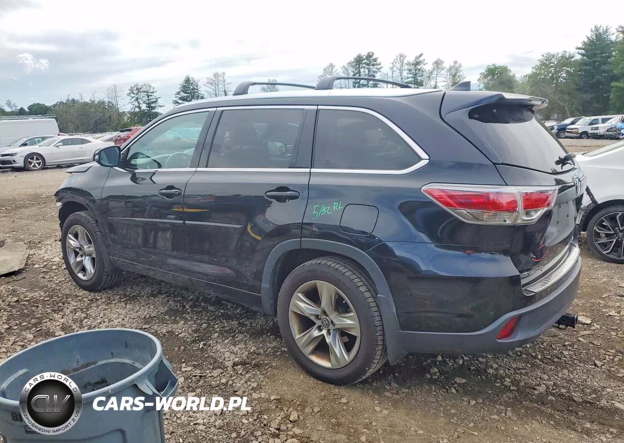 2016 Toyota Highlander Limited VIN:5TDDKRFH2GS307898 - 2