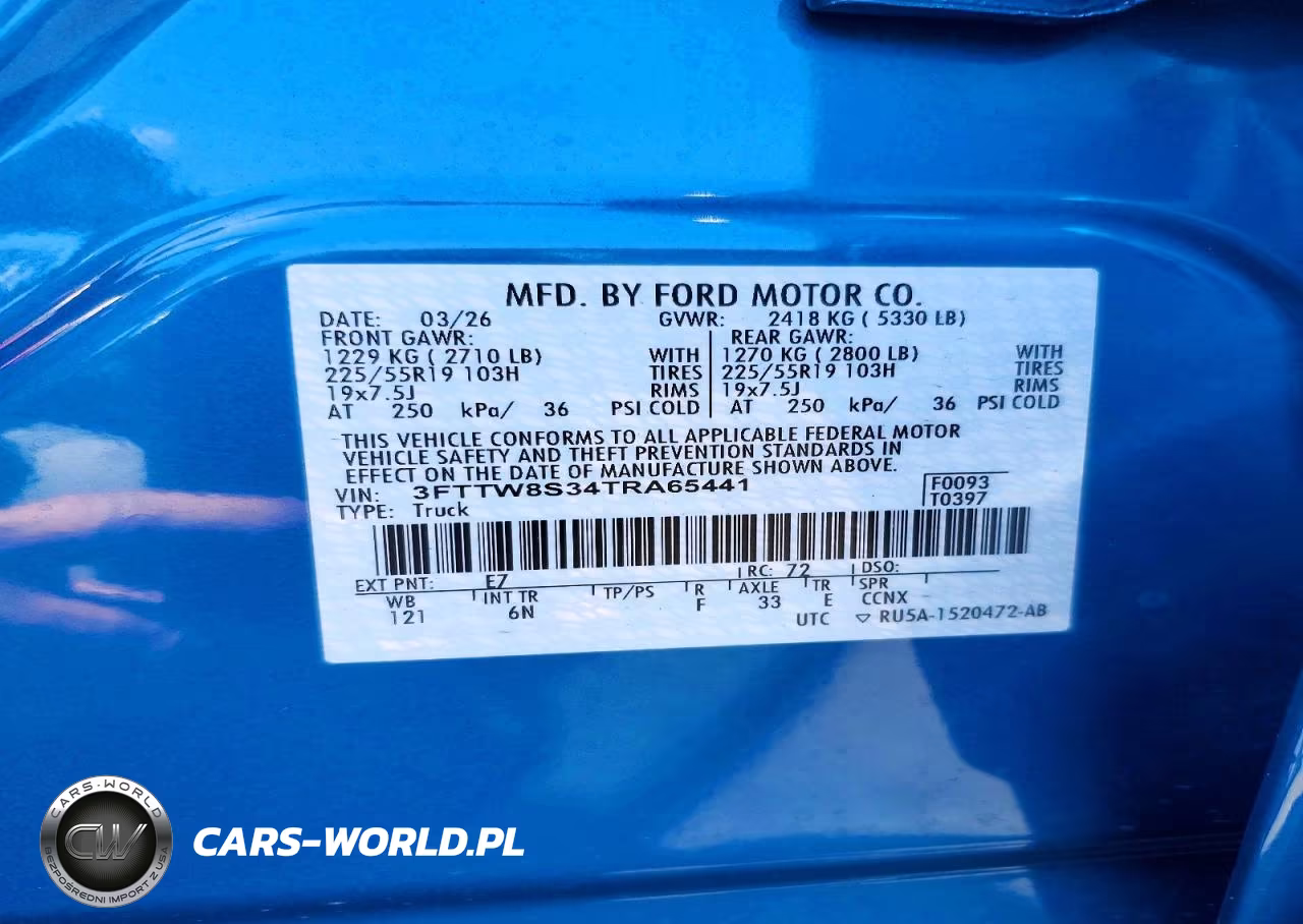 2026 Ford Maverick Lariat VIN:3FTTW8S34TRA65441 - 12