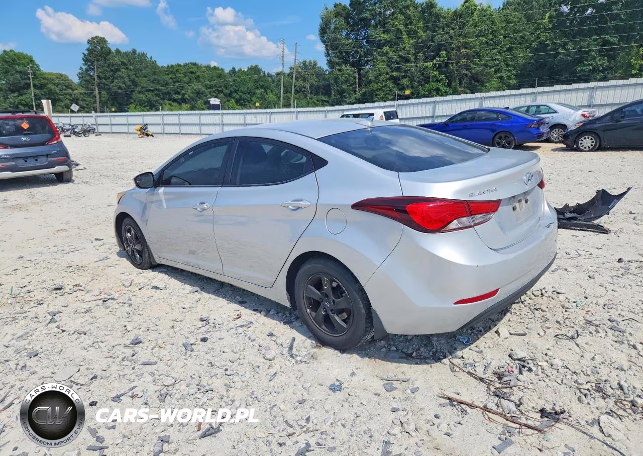 2015 Hyundai Elantra Se VIN:KMHDH4AE6FU378770 - 2