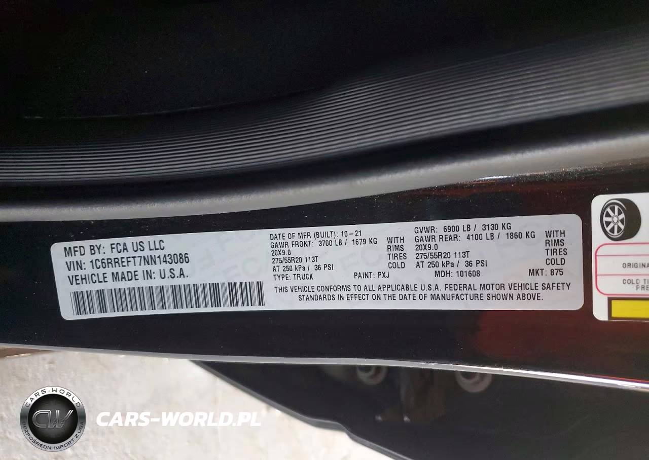 2022 Ram 1500 Big Horn VIN:1C6RREFT7NN143086 - 12
