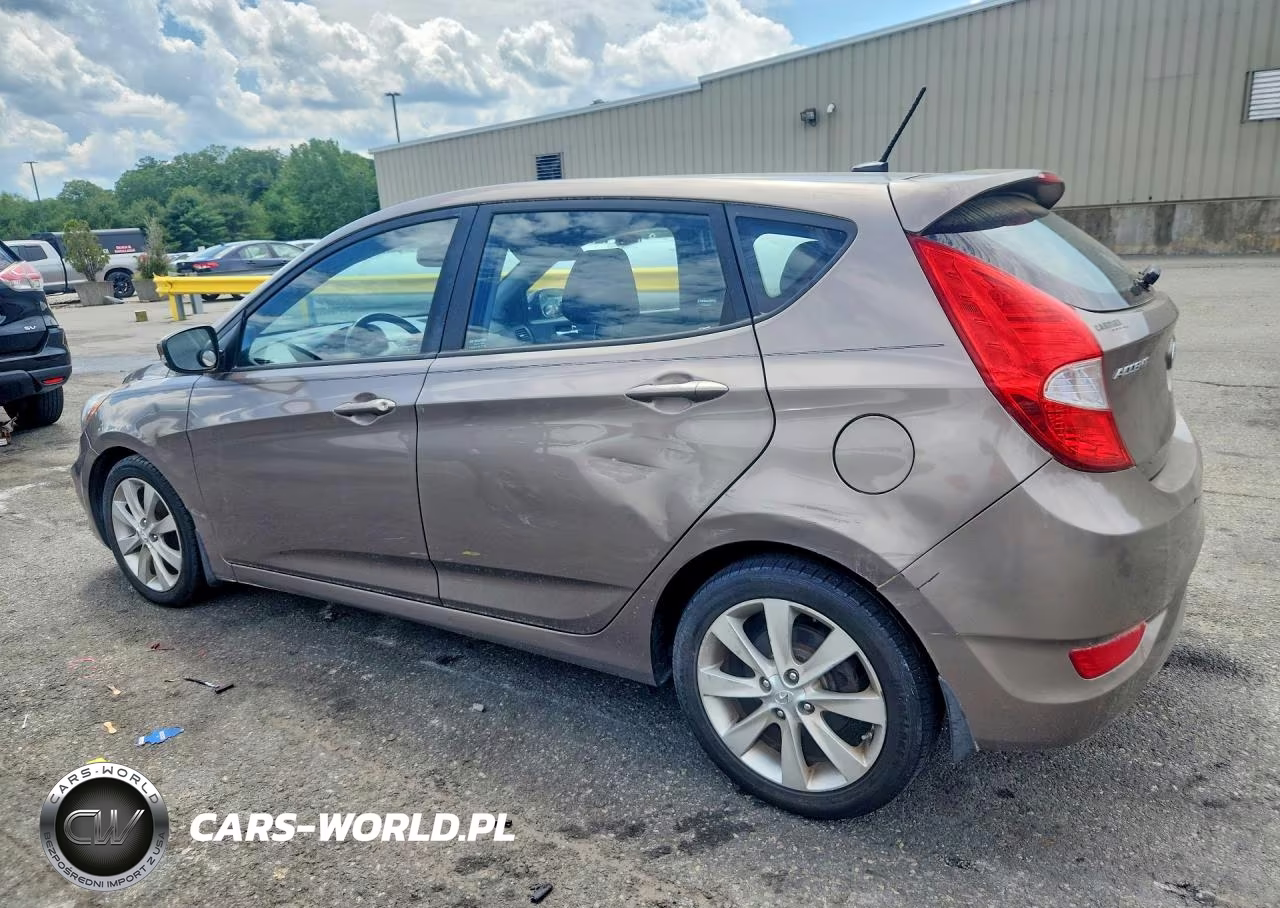 2013 Hyundai Accent Se VIN:KMHCU5AE1DU104077 - 2
