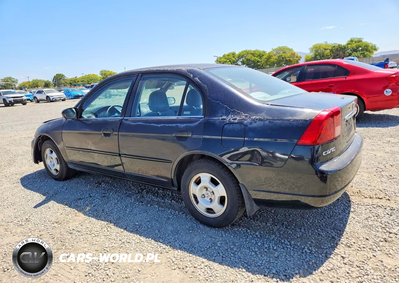 2001 Honda Civic Lx VIN:2HGES16571H578894 - 2