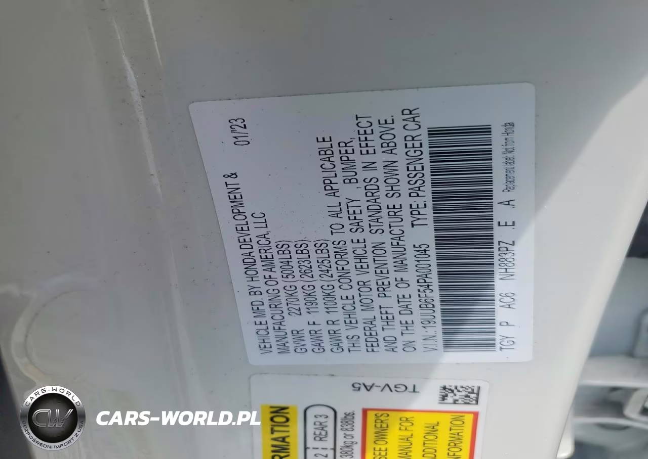 2023 Acura Tlx A-Spec VIN:19UUB6F54PA001045 - 12