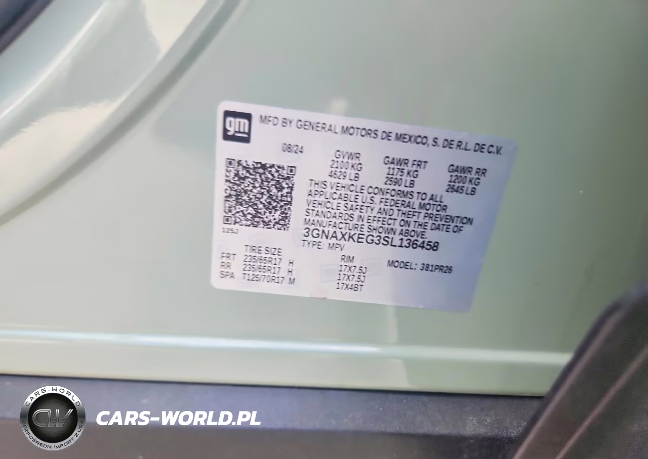 2025 Chevrolet Equinox Activ VIN:3GNAXKEG3SL136458 - 13
